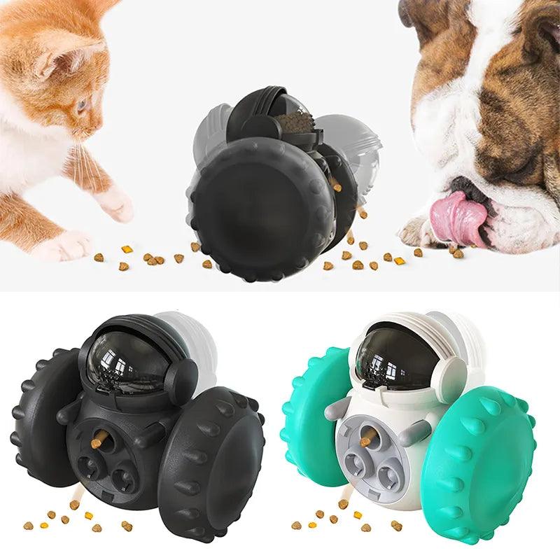 Petollo Dog Treat Leaking Toy For Small Big Dogs Tumbler Interactive Toys Puppy Cat Slow Food Feeder Dispenser IQ Training Accessories - PETOLLO 