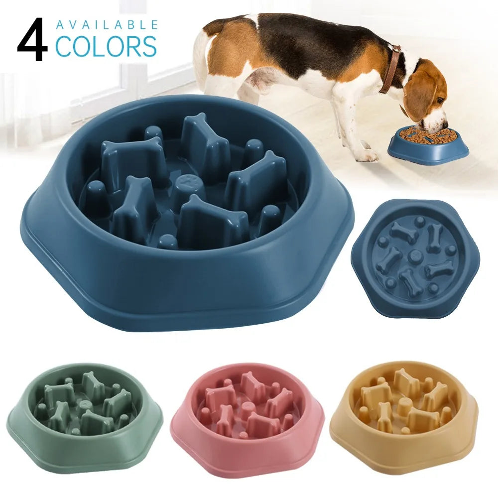 Petollo New Pet Dog Feeding Food Bowl Puppy Slow Down Eating Feeder Dish Bowl Prevent Obesity Pet Dogs Supplies Food Stora Dropshipping - PETOLLO 